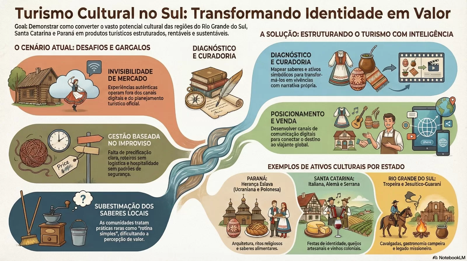 Turismo cultural no Sul do Brasil pode transformar cidades